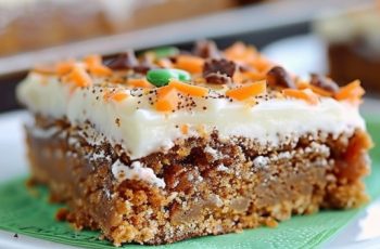 Carrot Cake Bars with Cream Cheese Frosting