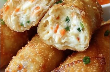 Crab Rangoon Egg Rolls