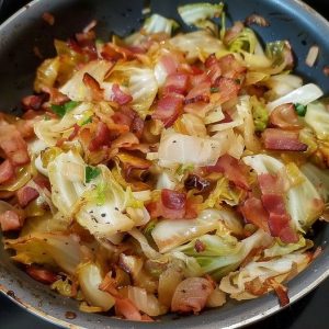 Fried cabbage with bacon and onion recipe – Favorite Family Recipes