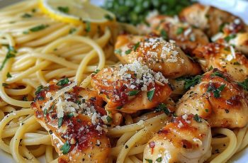Lemon Garlic Butter Chicken with Parmesan Linguine: A Perfect Weeknight Dinner