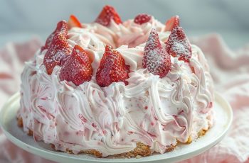 Strawberry Angel Cake