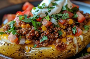 Taco Loaded Baked Potatoes
