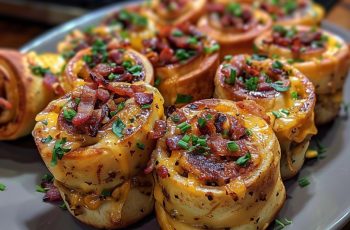 Garlic Butter Bacon Cheeseburger Rollups Garlic Butter Bacon Cheeseburger Rollups